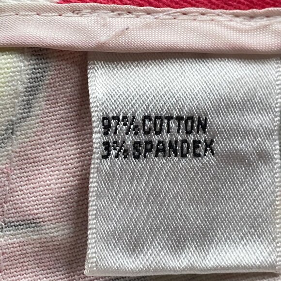 Talbots Pants‎ Women's 10 Multicolor Abstract Print Stretch Capri 30x25 Cropped - Picture 6 of 13